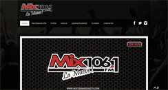 Desktop Screenshot of mix106margarita.com